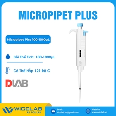 Micropipet Plus Đơn Kênh Dải Thay Đổi Dlab 100-1000µL | Hấp Được