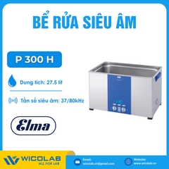 Bể Rửa Siêu Âm 2 Tần Số Elma - Đức P 300 H | 27.5 Lít