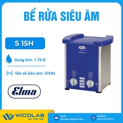 Bể Rửa Siêu Âm Có Gia Nhiệt Elma - Đức S15H | 1.75 Lít