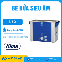 Bể Rửa Siêu Âm Không Gia Nhiệt Elma - Đức S 30 | 2.75 Lít