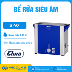 Bể Rửa Siêu Âm Không Gia Nhiệt Elma - Đức S 40 | 4.25 Lít