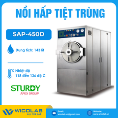 Nồi Hấp Tiệt Trùng Buồng Tròn Sturdy SAP-450D | 143 Lít