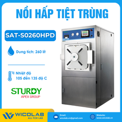 Nồi Hấp Tiệt Trùng Buồng Hấp Vuông Sturdy SAT-S0260HPD | 2 cửa