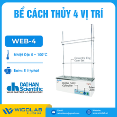 Bể Cách Thuỷ 4 Vị Trí Daihan Hàn Quốc WEB-4 | 4 lít