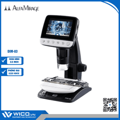 Kính Hiển Vi Điện Tử Alfa Mirage Nhật Bản DIM-03 | Màn hình 3.5 Inch