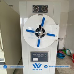 Nồi Hấp Tiệt Trùng Nằm Ngang 150 Lít Jibimed WS-150YDB (Có Máy In)