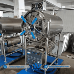 Nồi Hấp Tiệt Trùng 200 Lít Nằm Ngang Jibimed WS-200YDC (Inox)