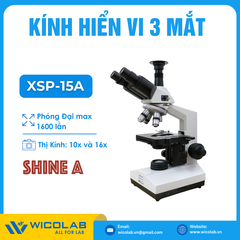 Kính Hiển Vi Sinh Học 3 Mắt Trung Quốc XSP-15 |1600X