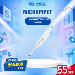 Micropipet Plus Đơn Kênh Dải Thay Đổi Dlab 5-50µL | Hấp Được