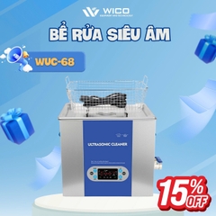 Bể Rửa Siêu Âm 6.8 Lít Jiayuanda WUC-68 ⭐ Màn Hình LCD