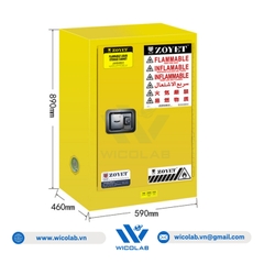 Tủ Đựng Hóa Chất An Toàn Chống Cháy Zoyet - Trung Quốc ZYC0012 | 45 Lít