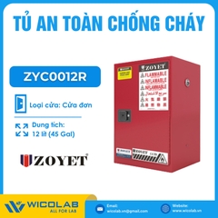 Tủ Đựng Hóa Chất An Toàn Chống Cháy Zoyet - Trung Quốc ZYC0012R | 45 Lít
