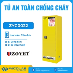 Tủ Đựng Hóa Chất An Toàn Chống Cháy Zoyet - Trung Quốc ZYC0022 | 83 Lít