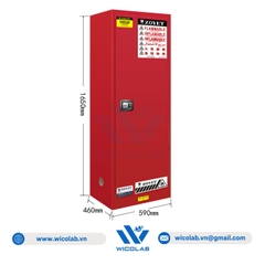 Tủ Đựng Hóa Chất An Toàn Chống Cháy Zoyet - Trung Quốc ZYC0022R | 83 Lít