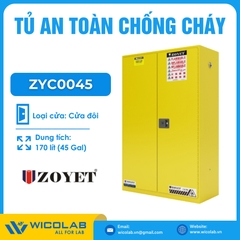 Tủ Đựng Hóa Chất An Toàn Chống Cháy Zoyet - Trung Quốc ZYC0045 | 170 Lít