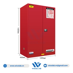 Tủ Đựng Hóa Chất An Toàn Chống Cháy Zoyet - Trung Quốc ZYC0045R | 170 Lít