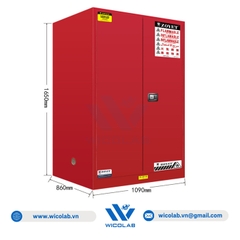 Tủ Đựng Hóa Chất An Toàn Chống Cháy Zoyet - Trung Quốc ZYC0090R | 340 Lít