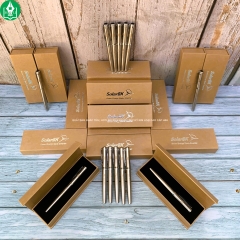 Quà Tặng Bút Ký Kim Loại Kèm Hộp Giấy - K/H Solarbk