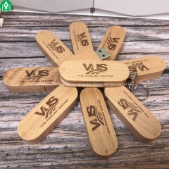 Quà Tặng Công Nghệ, Usb Gỗ Khắc Logo VUS