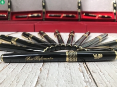 Bút Ký Kim Loại Tổ Ong Kèm Hộp Giấy Khắc Logo VUS