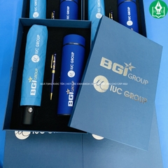 Gift Set Bình – Bút – Dù In Logo | Bộ Quà Tặng Doanh Nghiệp Cao Cấp, Ý Nghĩa