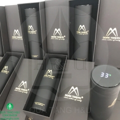 Bình Nước Giữ Nhiệt In Logo Doanh Nghiệp Kèm Hộp Quà