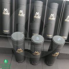 Bình Nước Giữ Nhiệt In Logo Doanh Nghiệp Kèm Hộp Quà