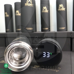 Bình Nước Giữ Nhiệt In Logo Doanh Nghiệp Kèm Hộp Quà