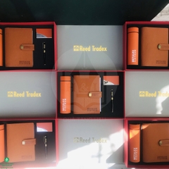Bộ Giftset Doanh Nghiệp 4 Sản Phẩm (Sổ Tay, Bút Ký, Bình Giữ Nhiệt, Hộp Name Card)