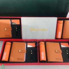 Bộ Giftset Doanh Nghiệp 4 Sản Phẩm (Sổ Tay, Bút Ký, Bình Giữ Nhiệt, Hộp Name Card)