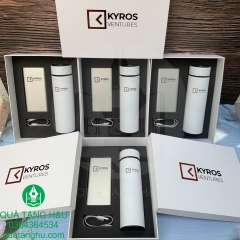 Bộ Giftset Pin sạc Xiaomi Và Bình Giữ Nhiệt In Logo - Có Hộp Đựng Và Túi Giấy Sang Trọng