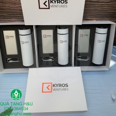 Bộ Giftset Pin sạc Xiaomi Và Bình Giữ Nhiệt In Logo - Có Hộp Đựng Và Túi Giấy Sang Trọng