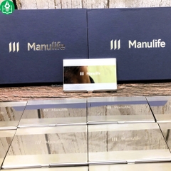 Bộ Quà Tặng 2 Sản Phẩm Bút Ký Kết Hợp Hộp Đựng Name Card Khắc Logo Manulife