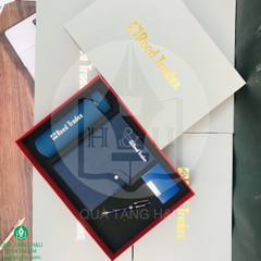 Bộ Quà Tặng Giftset 4 Sản Phẩm - Binh Nước, Sổ Tay, Bút Ký, Hộp Name card