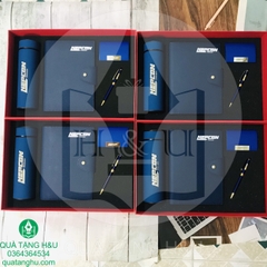 Bộ Quà Tặng Giftset 4 Sản Phẩm - Binh Nước, Sổ Tay, Bút Ký, Hộp Name card