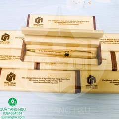 Bút, Hộp Đựng Gỗ Khắc Tên, Logo Làm Quà Tặng - Khách hàng SON TUNG