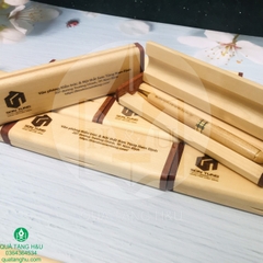 Bút, Hộp Đựng Gỗ Khắc Tên, Logo Làm Quà Tặng - Khách hàng SON TUNG