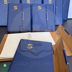Quà Tặng Sổ Tay Bìa Da Dập Logo Sang Trọng – Ý Nghĩa