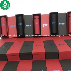 Qùa Tặng Bình Giữ Nhiệt In Logo Kèm Hộp Đựng - K/H HADALO