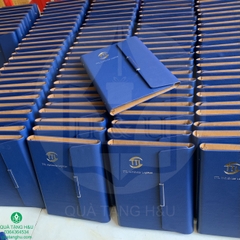 Quà Tặng Sổ Tay Bìa Da Dập Logo Sang Trọng – Ý Nghĩa
