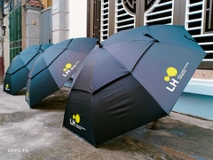 Dù Cầm Tay Sân Gold - Dù Poly Cán Thẳng 2 Tầng Chống Lật