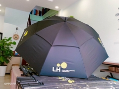 Dù Cầm Tay Sân Gold - Dù Poly Cán Thẳng 2 Tầng Chống Lật