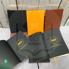 In Sổ Tay Bìa Da Cao Cấp Làm Quà Tặng - Khách hàng MPlogistics