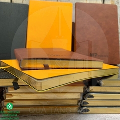 In Sổ Tay Bìa Da Cao Cấp Làm Quà Tặng - Khách hàng MPlogistics