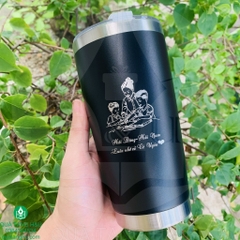 Ly Giữ Nhiệt 600ml – Khắc Phác Hoạ Cực Xinh, Món Quà Siêu Dễ Thương  Và Ý Nghĩa