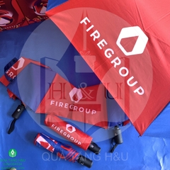 Ô Dù Cầm Tay Gấp Gọn In Logo - Dù Gập 3 Tự Động 2 Chiều