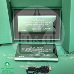 Quà Tặng Pin Sạc Dự Phòng Lanex LPB N12 10.000 mah Khắc Nội Dung Theo yêu Cầu