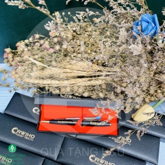 Quà Tặng Bút Ký Kim Loại Kèm Hộp Decan Đen Sang Trọng