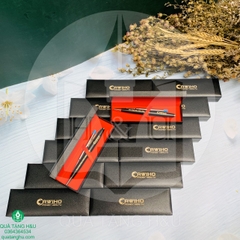 Quà Tặng Bút Ký Kim Loại Kèm Hộp Decan Đen Sang Trọng