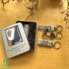 Quà Tặng Đại Hội Chi Bộ – USB Và Hộp Đựng Kim Loại Khắc Theo Yêu Cầu